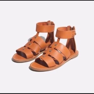 LIKE NEW: MADEWELL GLADIATOR SANDALS